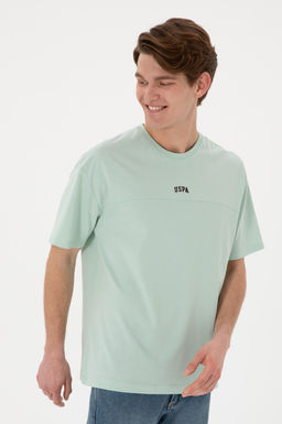 Erkek Comfort Fit Bisiklet Yaka Su Ye_ili Ti__rt Sepette S_rpriz _ndirim - U.s. polo assn фото 4