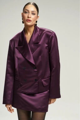 Жакет атласный Plum