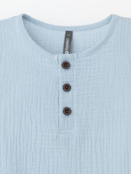 ТК 62017/нежно-голубой полукомбинезон д/дет яс