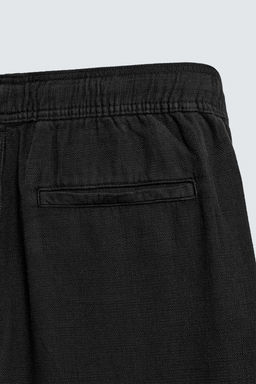 PANTAL?N RELAXED FIT ESTRUCTURA / Negro - Zara фото 9