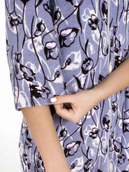 Халат женский, цвет голубой