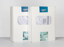 Скатерть декоративная Д220АБ/кор. 2775 бел.с яр-серым 2.50 м*1.60 м рис. Д220АБ