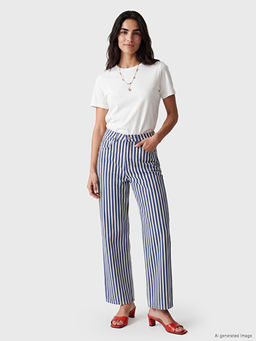 ?izgili Straight Fit Kad?n Jean Pantolon