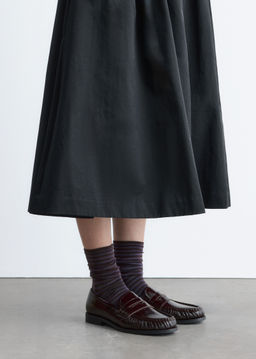 Mocasines de piel