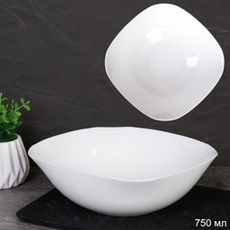 Салатник квадратный 750 мл 190 мм / LKSW75 (WHITE) /уп 36/