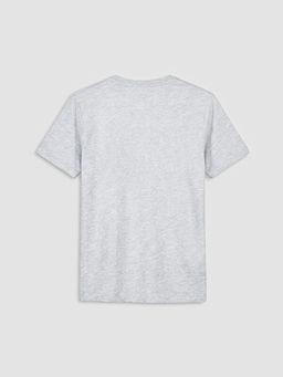 Bask?l? Erkek ?ocuk Pijama ?st