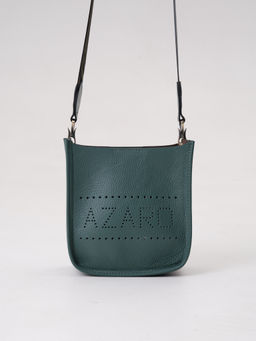 Сумка кожаная на плечо Azaro 30996 минт