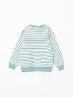 Bisiklet Yaka Erkek ?ocuk Sweatshirt - Waikiki фото 3