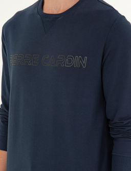 Koyu Lacivert Regular Fit Sweatshirt - Pierre cardin фото 7