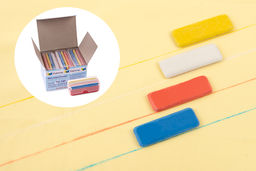 Gamma ТС-140 Мел портновский восковой 6 x 4 шт. ассорти