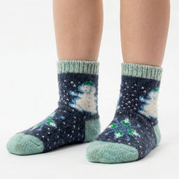 Аксессуар Носки вязаные дет арт.7410-дет СНЕГОВИЧОК