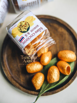 Мыльные Шелковые Коконы Золото д/лица ROYAL THAI HERB50 мл  фото 4