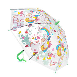 Зонт детский "Страна единорогов" (50см.) зеленый