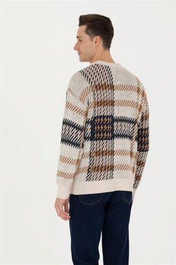 U. S. Polo Assn / Мужской свитер из каменного меланжа - U.s. polo assn фото 12