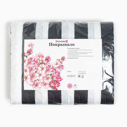 Покрывало евро макси Экономь и Я Stripe 240*2105см, 100% полиэстер, 190гр/м2 фото 4