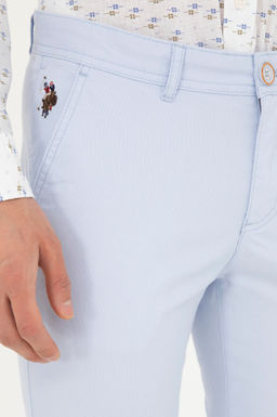 Мужские светло -голубые холст / брюки Chino Сюрприз в корзине - U.s. polo assn фото 5