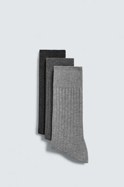 CALCETINES CANAL? PACK 3 / Gris - Zara фото 2