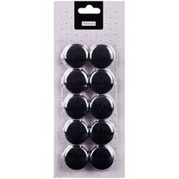 Магниты OfficeSpace 30мм, 10шт., черные (MN30_7249)