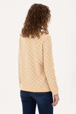 Женская толстовка песочного цвета Неожиданная скидка в корзине - U.s. polo assn фото 5