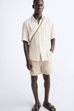 STRIPED TEXTURED SHIRT - Zara фото 5