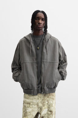 WASHED HOODED JACKET - Zara фото 2