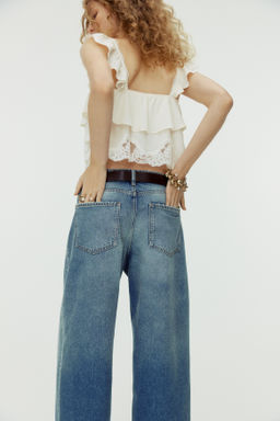 Baggy Regular Waist Jeans - H&m фото 8