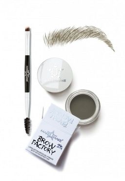 Помада для бровей 24 часа устойчивости BROW FACTORY B1 BLONDIE для блондинок с кистью