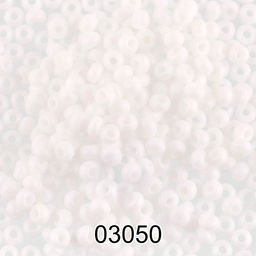 Бисер Чехия GAMMA круглый 3 08/0 2.9 мм 10 х 5 г 1-й сорт H661 белый ( 03050 )