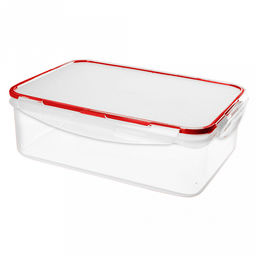 Modena Контейнер для продуктов пластмассовый 0,5л, квадратный, прямоугольный, подходит для СВЧ (Россия)