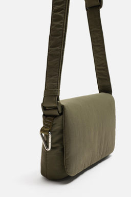 NYLON FLAP CROSSBODY BAG - Zara фото 3