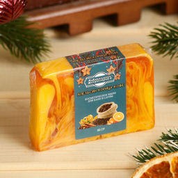 Мыло СПА - уход для бани и сауны Апельсин-Корица-Кофе Добропаровъ 80 гр