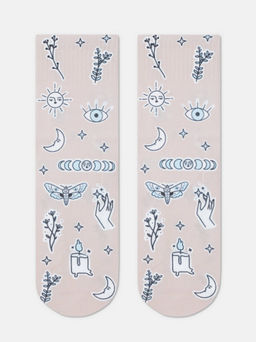 Цена за 2 пары. Носки Классические CONTE Носки женские FANTASY бежевый - Conte elegant фото 18