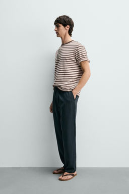 PANTAL?N FLUIDO RELAXED FIT / Azul