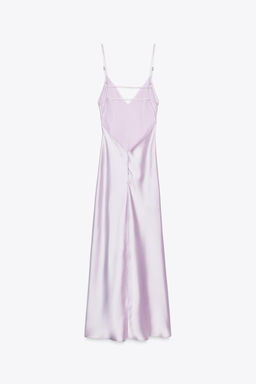 SATIN MIDI DRESS - Zara фото 15