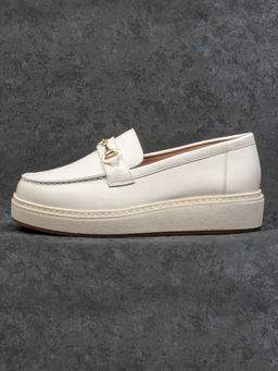 03-5062-6 BEIGE Лоферы женские (натуральная кожа)