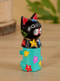 Сувенир «Кот в кастрюльке», 4×4×10 см, дерево