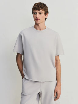 Футболка с необработанными краями ZR2605043406-30 / Zarina