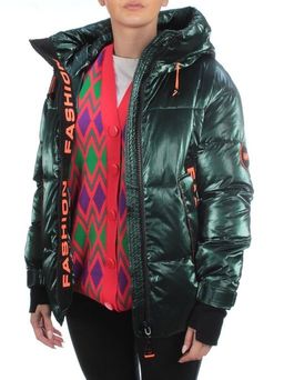 8100 DK. GREEN Пальто женское зимнее JARIUS (200 гр. холлофайбера) - Fashion фото 8