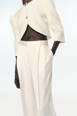 STRAIGHT TROUSERS WITH DARTS - Zara фото 3