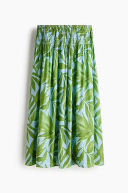 Falda midi con textura