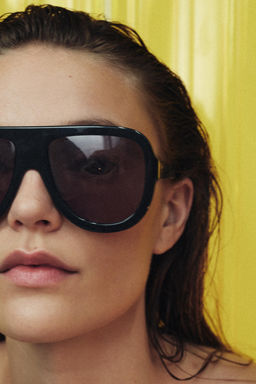 GAFAS DE SOL PANTALLA / Negro - Zara фото 3