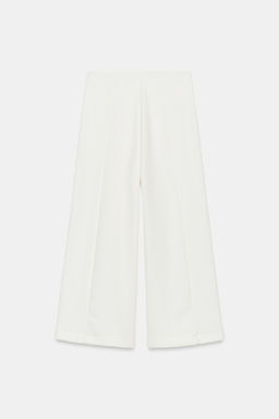 PANTAL?N CULOTTE TEXTURA / Crudo / Marino - Zara фото 7