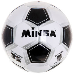 Мяч футбольный MINSA Classic, PVC, машинная сшивка, 32 панели, р. 5  фото 5