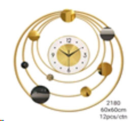 Часы настенные 60 см / 2180 /уп 12/ золото - Галеонтрейд фото 2