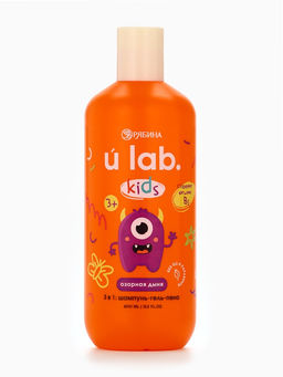 Детский шампунь-гель-пена 3в1 «Монстрики», 400 мл, аромат озорная дыня, ULAB