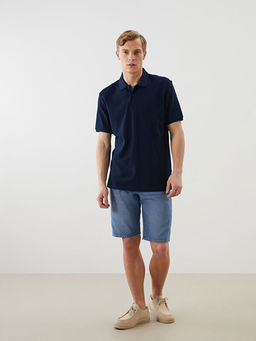 Polo Yaka K?sa Kollu Pike Erkek Ti??rt