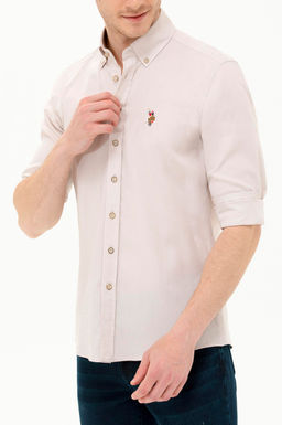 U. S. Polo Assn / Мужская базовая рубашка с длинным рукавом Stone - U.s. polo assn фото 18