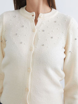 Bisiklet Yaka Ta?l? Kad?n Triko H?rka