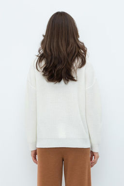 Джемпер Very Neat ЕВ 30106/24ш суровый из шерсти и акрила  фото 4