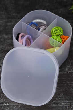 Коробка для хранения Classic, colorless 12,2 х 12,2 х 10,3 см - I likegift фото 7